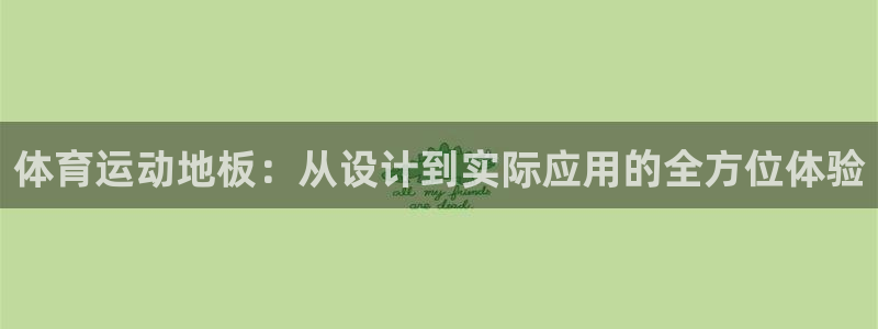 熊猫体育免费下载：体育运动地板：从设计到实际应用的全方位体验